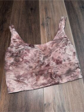 lululemon athletica Mauve Marble Sports Bra